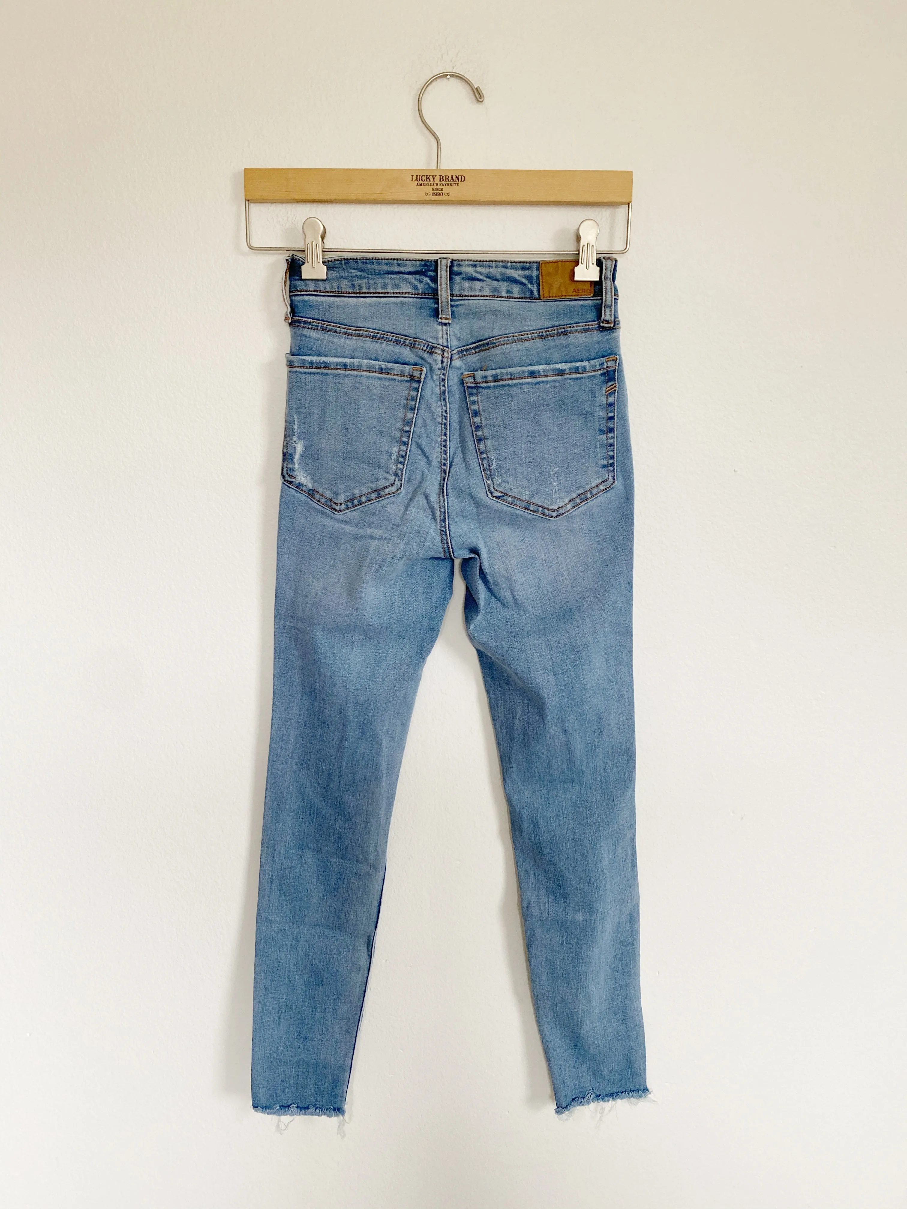 AERO High Rise Jean Jeggings 0