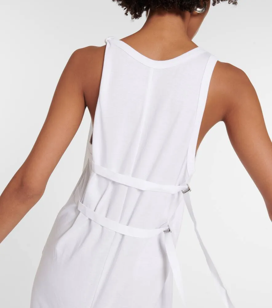 Ann Demeulemeester Fernande flared cotton gown