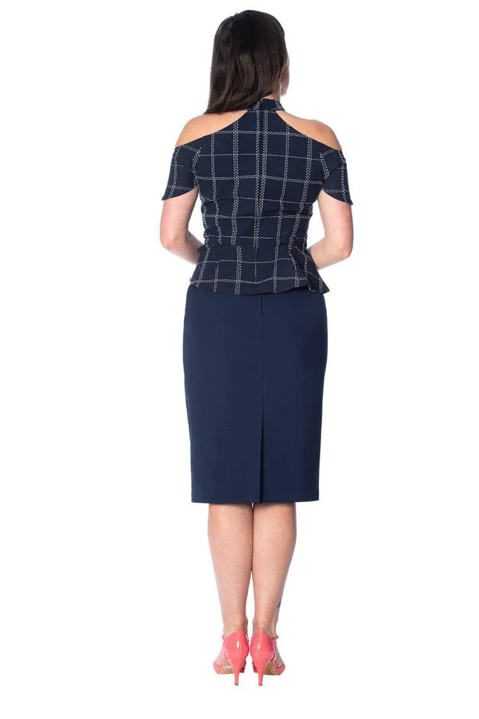 Chill Checks Peplum Top