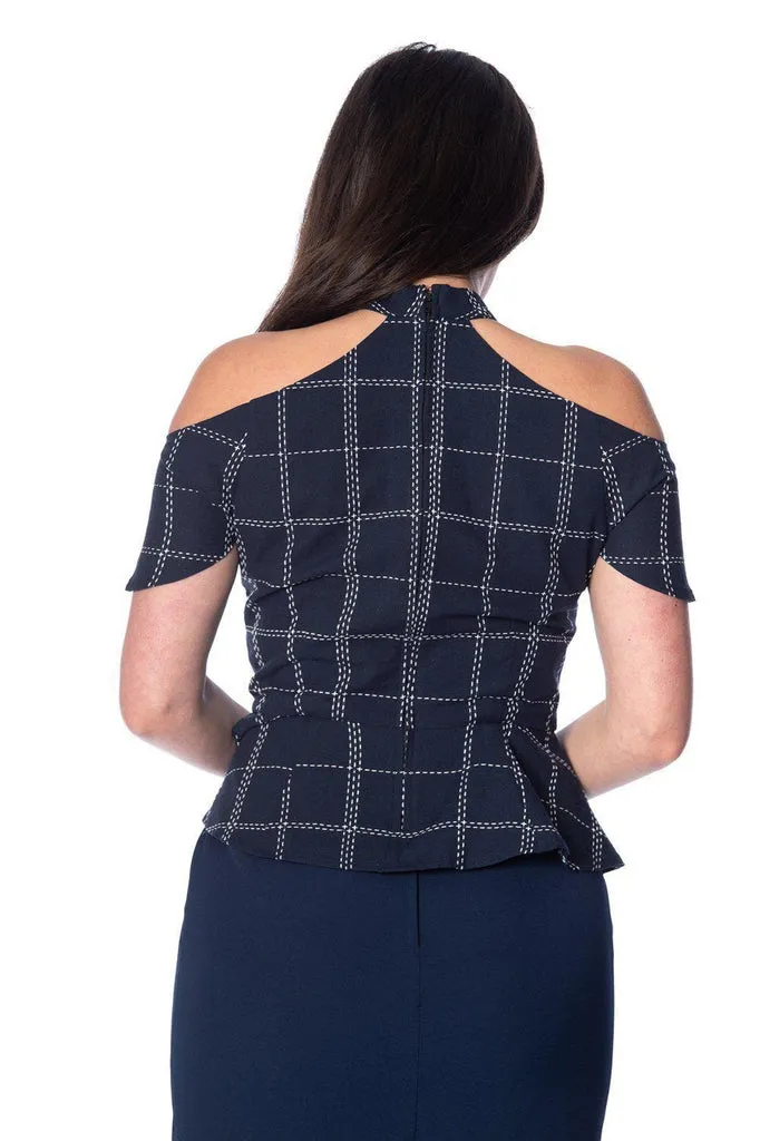 Chill Checks Peplum Top