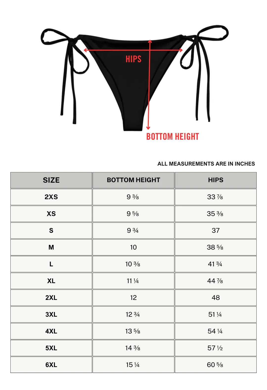 Cursed Coils String Bikini Bottoms