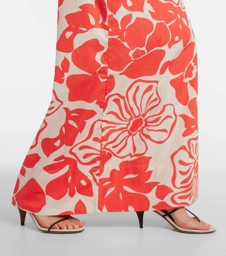 Faithfull Amorosa floral cotton maxi dress