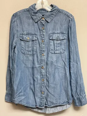 Gap Size 6 Blue Chambray Girls Blouses & Button Downs