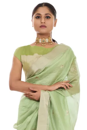Green Cotton Blouse