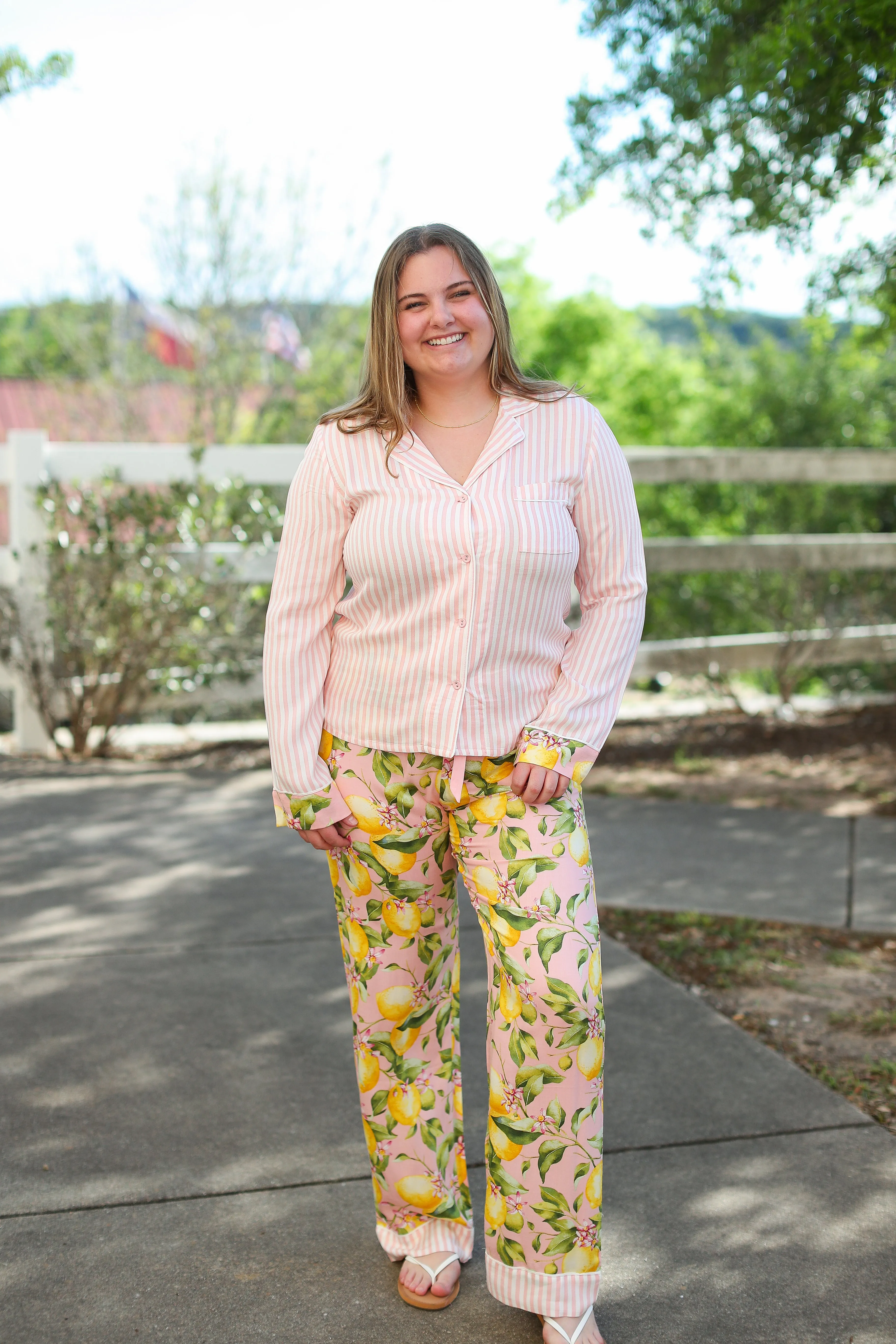 In Bloom Lemon Pajama Bottoms