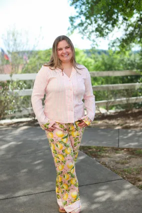 In Bloom Lemon Pajama Bottoms