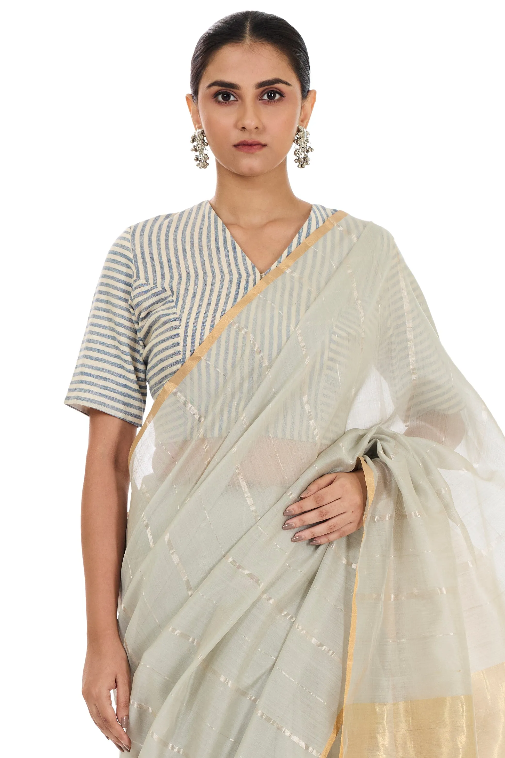 Kala Cotton Stripe Blouse